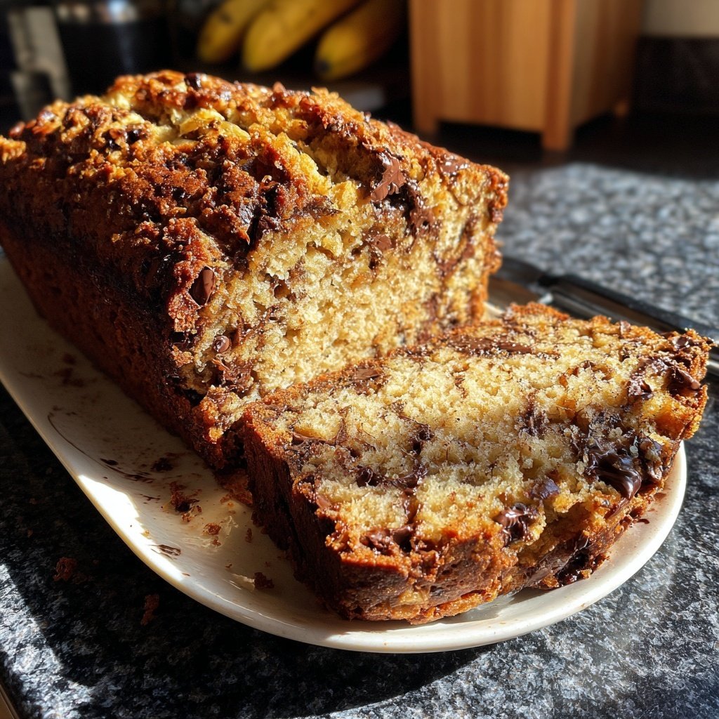 Bananenbrot mit Kakao