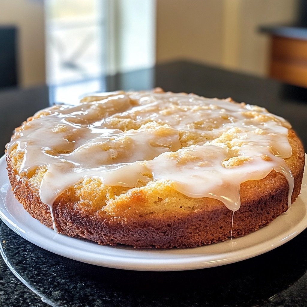 Zitronenkuchen mit Zitronensirup