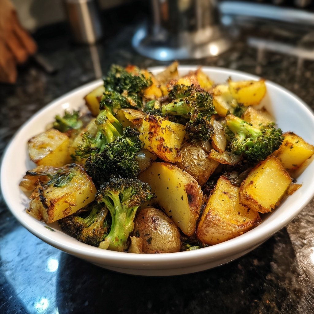 Brokkoli Kartoffel Pfanne Rustikal