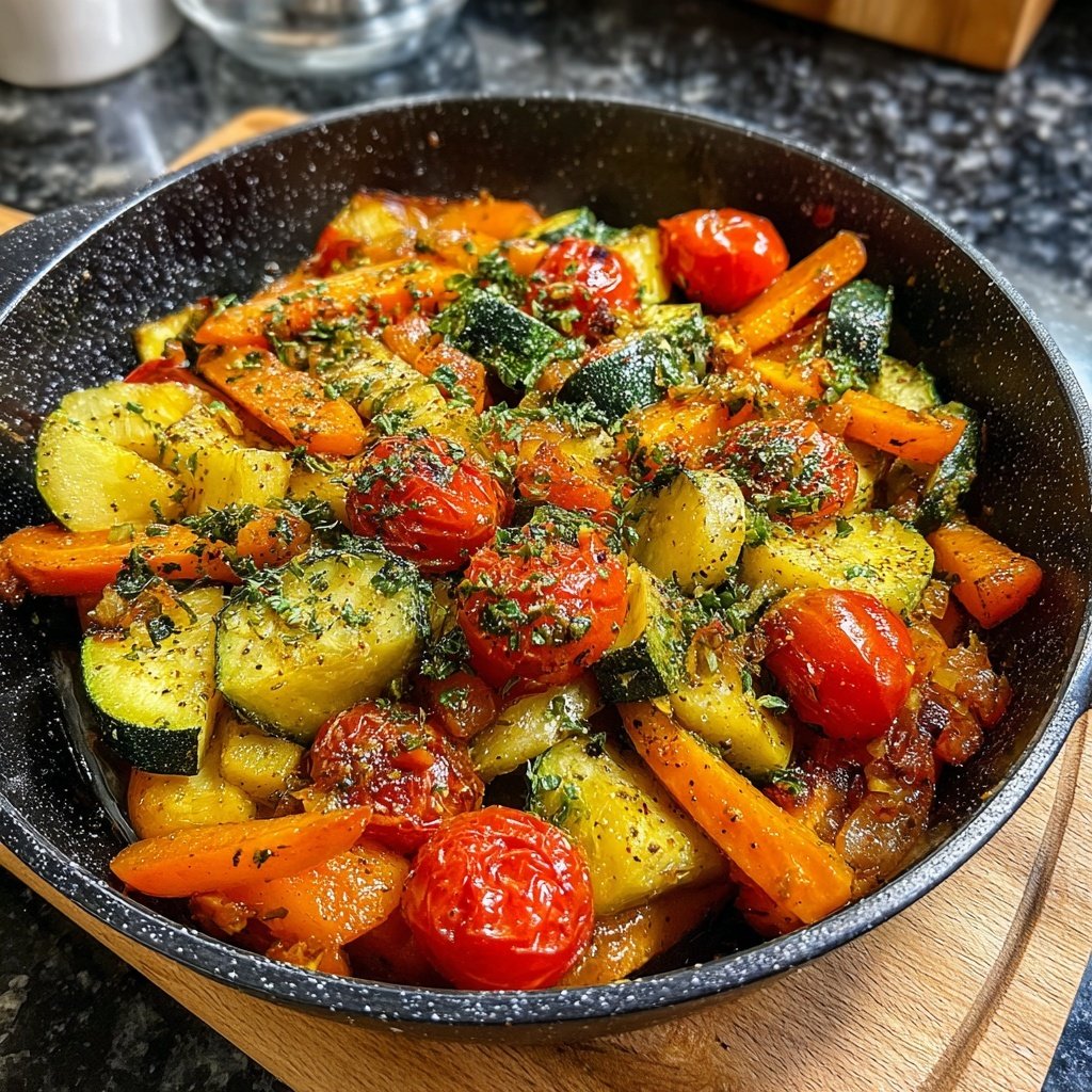 Kalorienarme Ofenpfanne Mit Gemüse