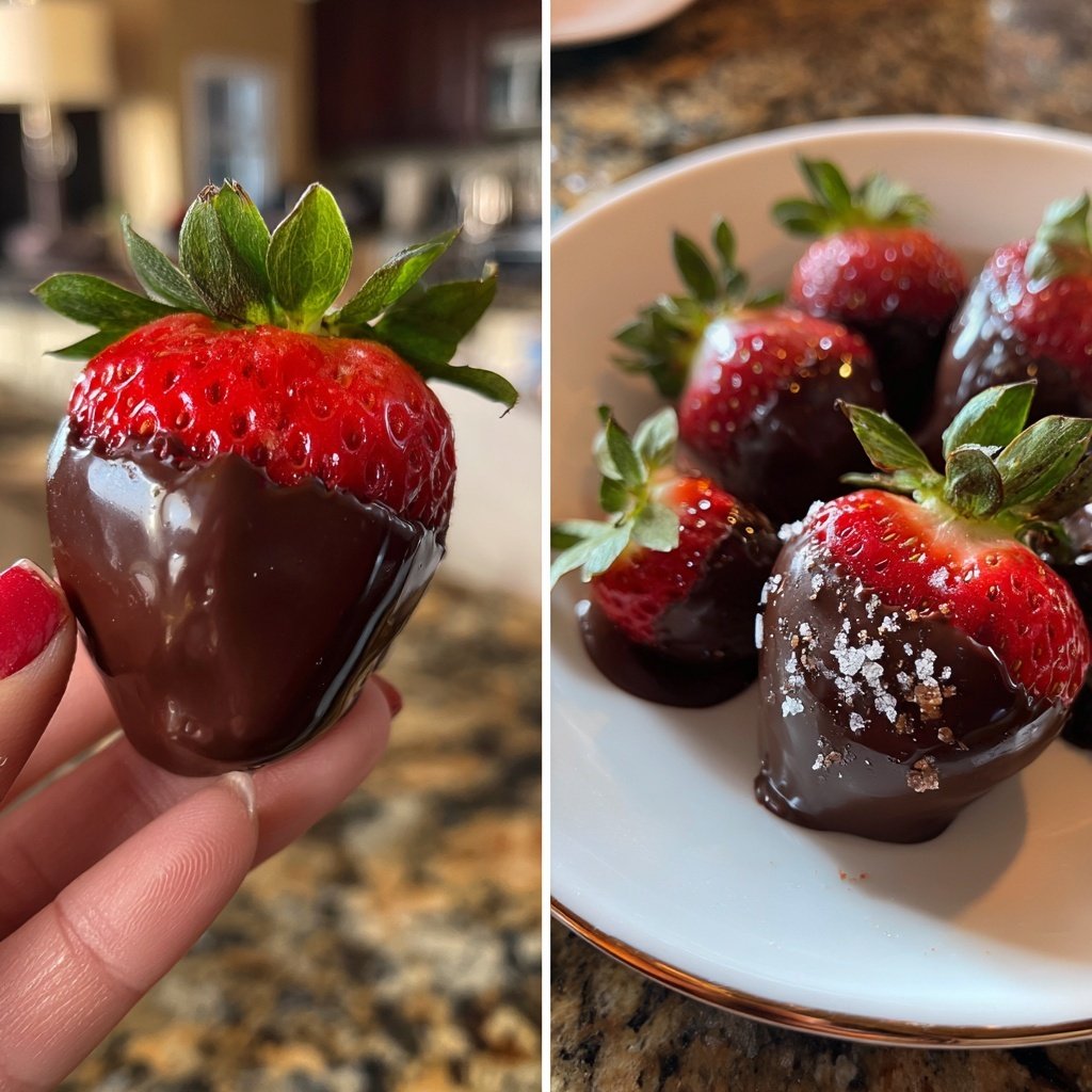 Erdbeeren mit Ruby-Schokolade