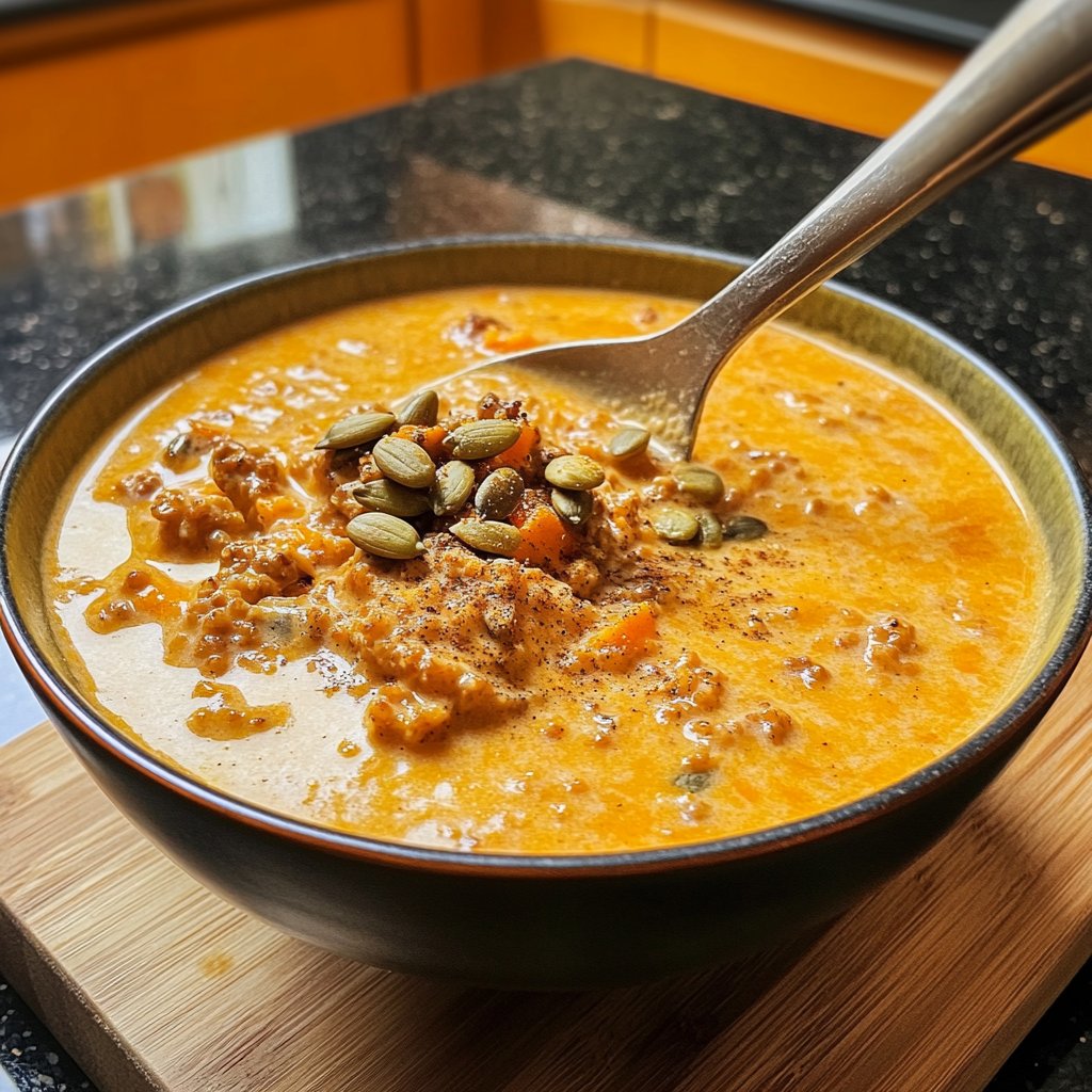 Kürbissuppe cremig ohne Sahne